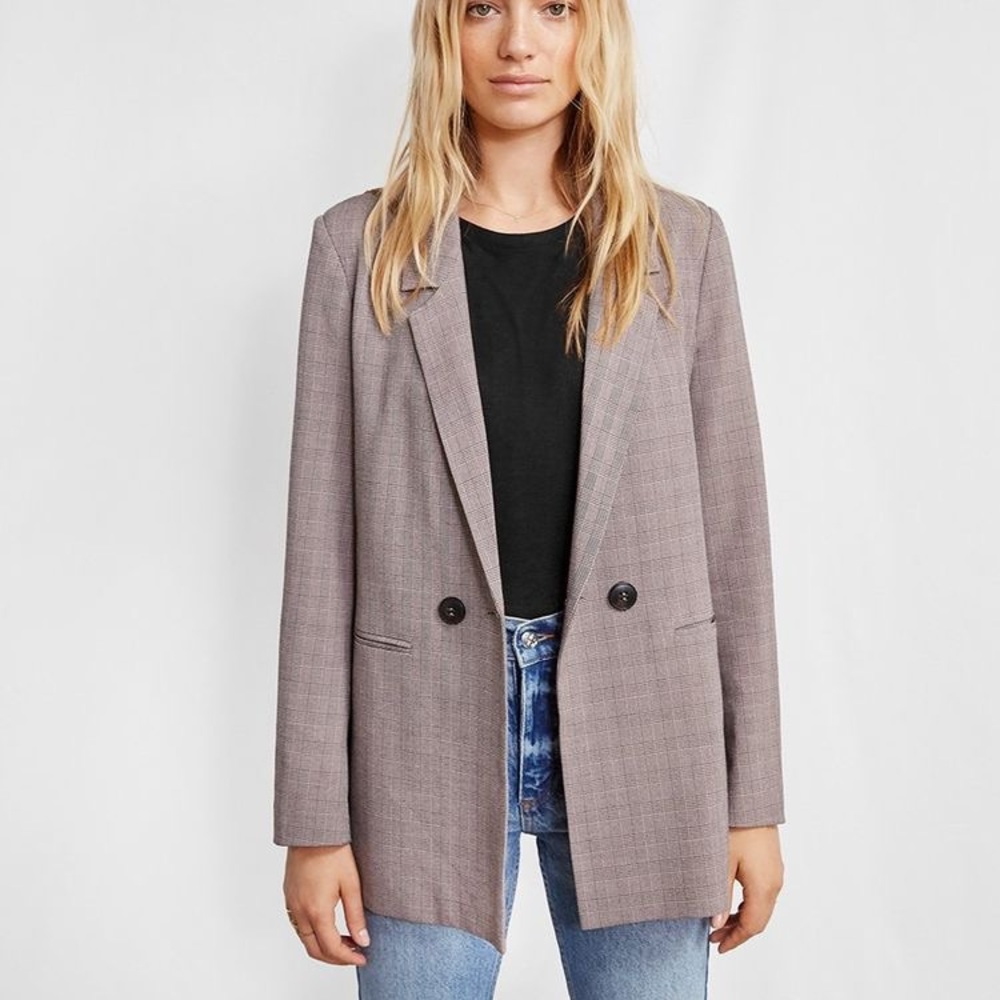 Anine Bing Madeline Blazer in Pink